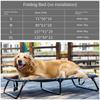 Removable Folding Camp Bed Pet Dog Breathable Nest Small Medium and Large Dog Four Seasons Steel Frame Bed Pet Products