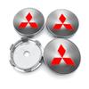 4pcs 60mm Car Wheel Center Hub Cap Rim Cover Emblem Stickers For Mitsubishi Outlander Lancer 10 ASX RALLIART Eclipse L200 Pajero