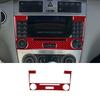 Real Carbon Fiber For Mercedes Benz C Class W203 2005-2007 Car Center Console Panel Frame Sticker Car Interior Accessories