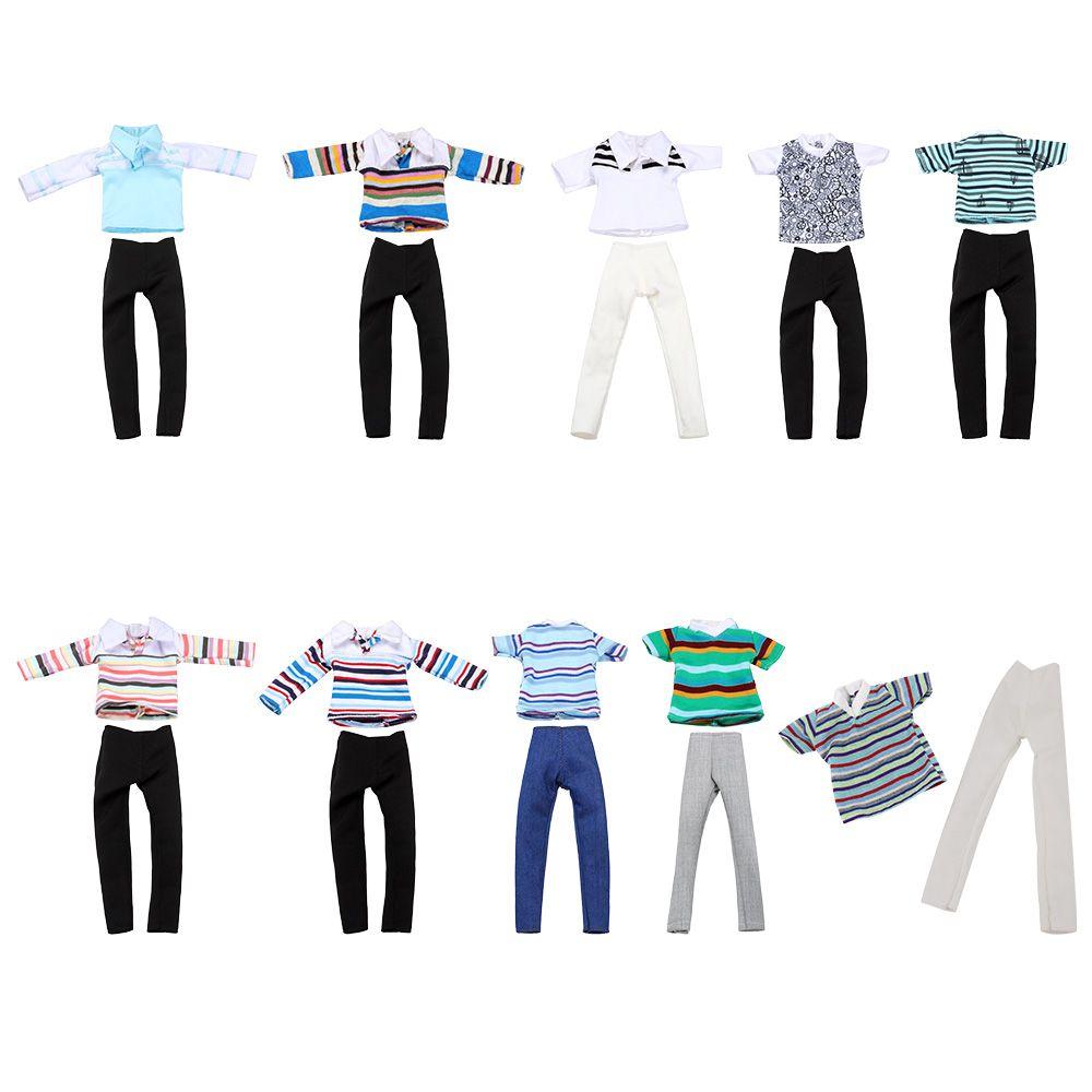 2022 New Prince Doll Accessories Doll Clothes Outfit Male Doll Clothes Clothing Set Casual Wear