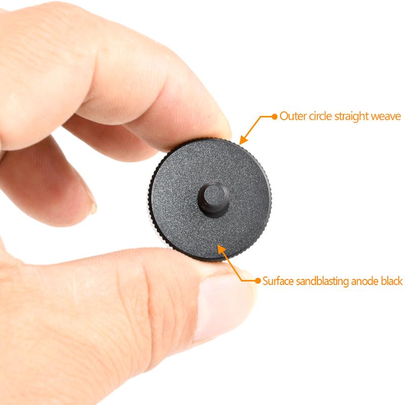 Универсальный винт для камеры с резьбой 1/4 на 3/8 Двойные гайки Винт для штатива Быстросъемные винты для камеры Адаптер для крепления Аксессуары для фотосъемки