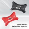Carbon Fiber Car Headrest Auto Seat Gap Filling Neck Pillow For BMW Mini Works Cooper F54 F55 F56 F57 F60 R50 R52 R53 R55 R56