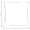 Cushion Cover 2 pcs HOUTEN Black 80 x 80 cm Flannel