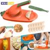 2 в 1 DIY обертка для пельменей артефакт пластиковая ручная обертка форма для изготовления теста пресс-инструмент для выпечки кондитерских изделий устройство для изготовления пельменей гаджет