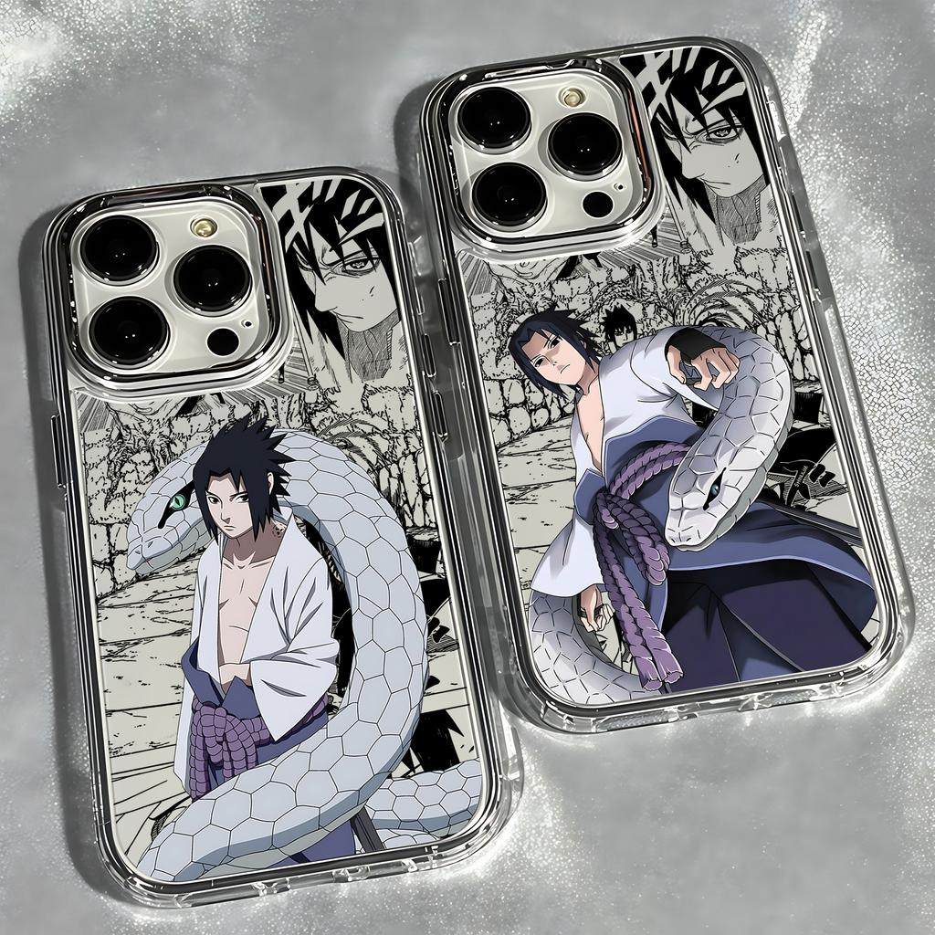 Anime Uchihas Sasukes Phone Case For iPhone 17e 17 16e 16 15 14 13 12 11 mini Pro Max X XR XSMAX 8 7 Air Plus Clear