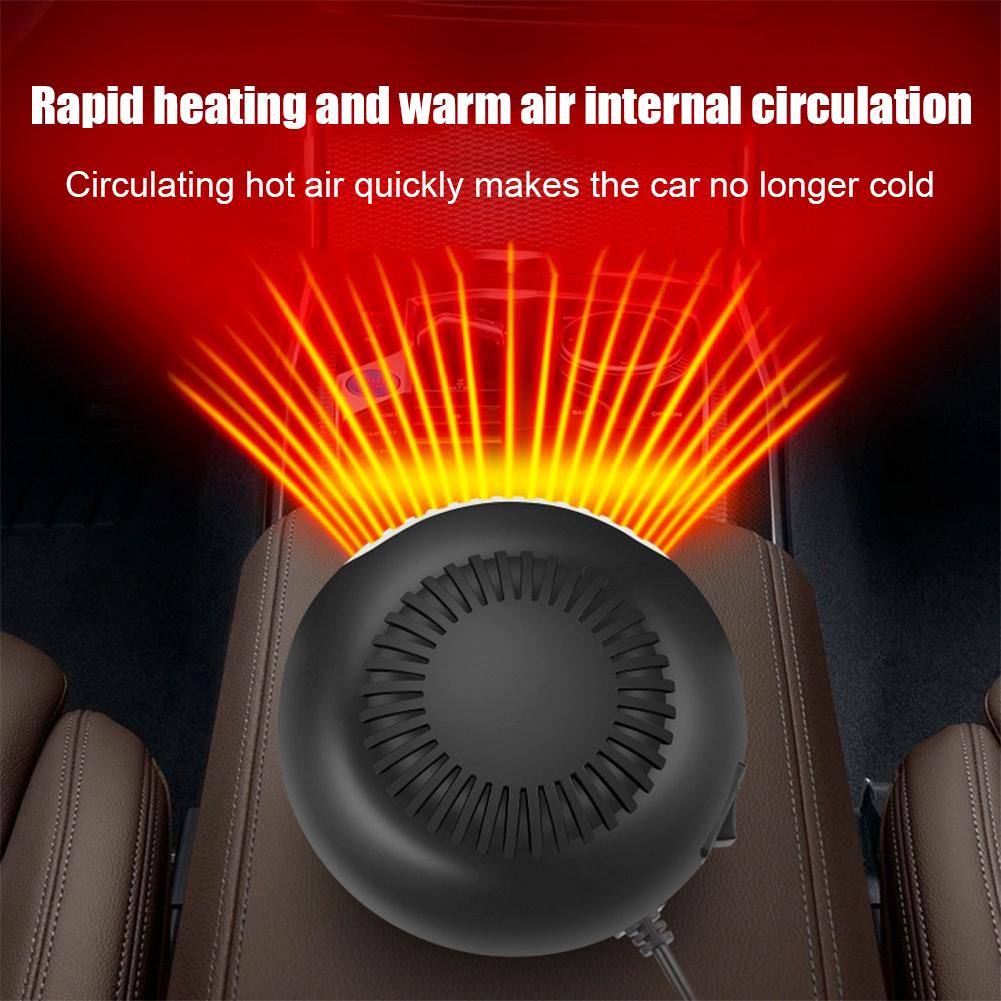 Новый портативный автомобильный обогреватель 12 В/24 В автомобильный обогреватель с вентилятором 2 В Отопление Обогреватель лобового стекла Автомобильный размораживатель 1 C R4K0