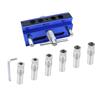 Woodworking Drill Jig Round Tube Drill Guide Professional Convenient Wood Post Drilling Holes Locator Self Centering Dowel Jig