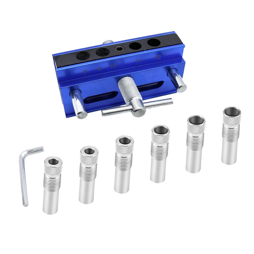 Woodworking Drill Jig Round Tube Drill Guide Professional Convenient Wood Post Drilling Holes Locator Self Centering Dowel Jig