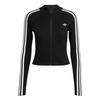 Женская кофта-трек jacket Originals ADICOLOR с 3 полосками, тонкий трикотаж, JY2597