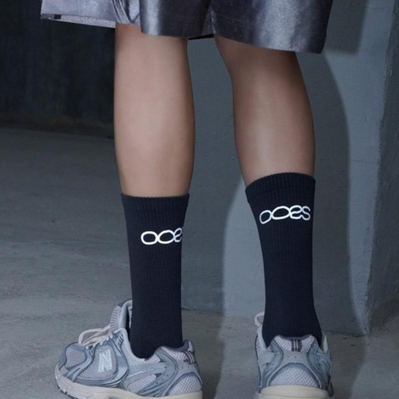 STUDIO SOCKSTOP OOSS Мужские светоотражающие носки-гольфы для бега, угольные