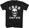 CBGB & OMFUG Дом Андерграундного Рока Череп Мужская Футболка Музыкальный Мерч