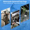 1 пара подножек для мотоциклов, антивибрационные подножки с креплением для мотоцикла