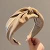 Sweet Bow Hair Claw Wide Side Braided Headband Fashion Hair Band  Girls Accessories