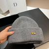 High Stretch Sheep Wool Soft Waxy Knitted Hat Women'S Original Sweet Bow Wool Hat Winter Cold Hat
