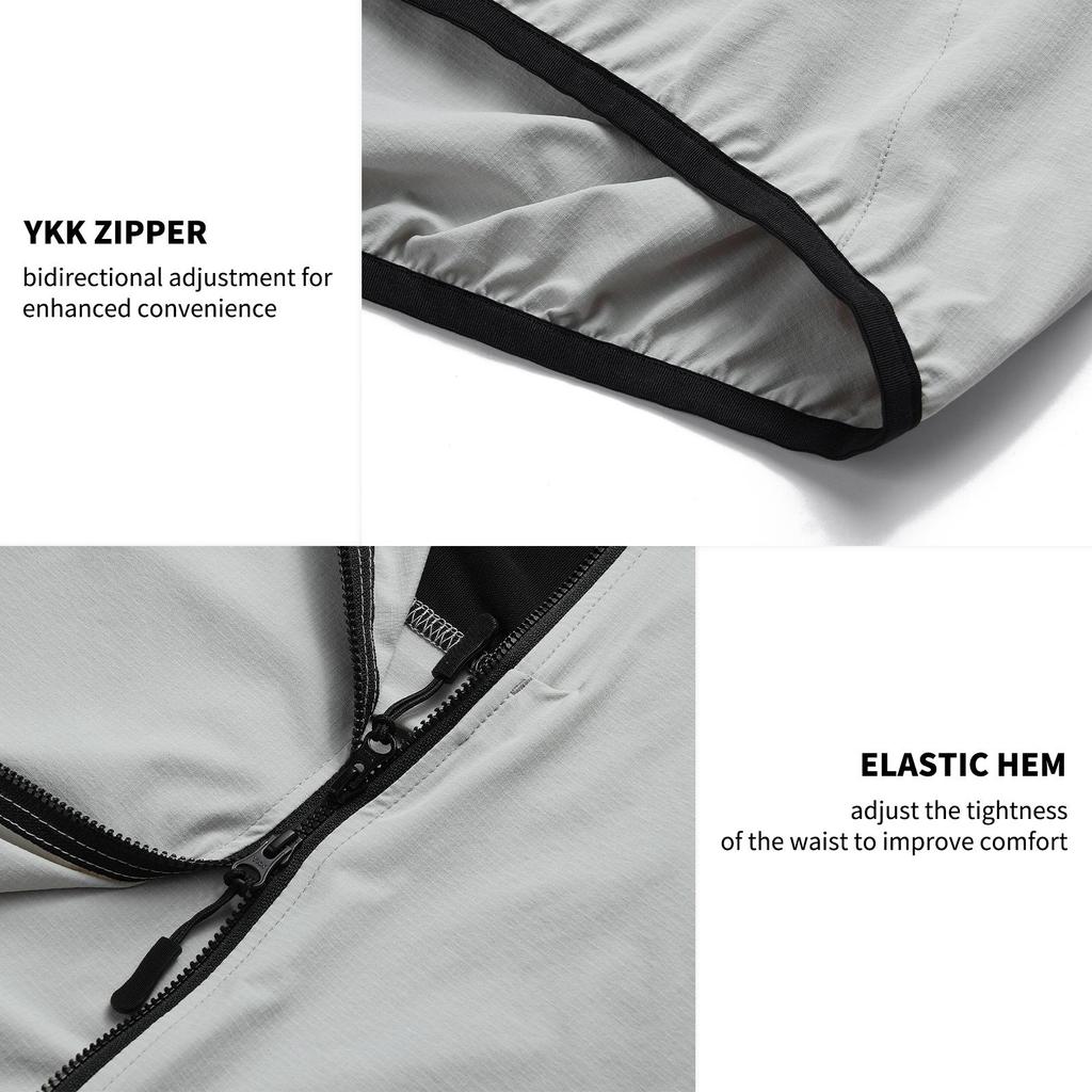 Wosawe Men Women Unisex Spring Summer Light Breathable Mountaineering Windproof Camping Fishing Cycling Vests