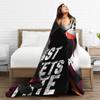 Panda Tekken 8 Gaming Blanket  Flannel Novelty Breathable Throw Blankets for Bedspread Autumn/Winter,