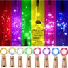 10Pcs Cork Wine Bottle Light 2M 20LED DIY LED Fairy String Lights for Garland Party Wedding Christmas Halloween Bar Decor
