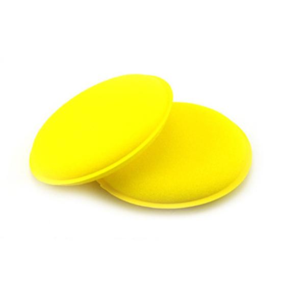 12 шт., губка для вощения, автомобильная круглая пенопластовая полировальная губка, ультрамягкая губка для ухода за воском, полировальная губка, автоаксессуары