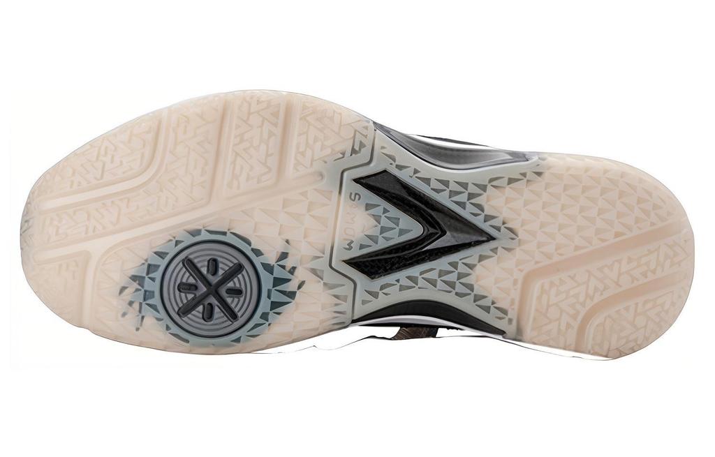 Li Ning WOW 5 Way Of Wade 5 Удобные Нескользящие Легкие Средневысокие Баскетбольные Кроссовки Мужские Черно-Серые ABAM057-3
