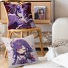 Genshin Impact Райдэн Сёгун Персонализированная наволочка Детская Спальня Декор для Дикой Вечеринки Наволочка Подарок на День Рождения Ребенка
