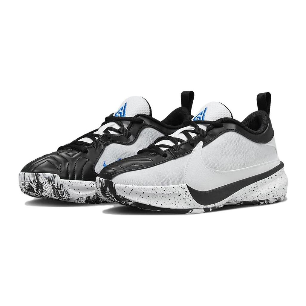 Nike Zoom Freak 5 GS Oreo Kids Sneakers White Black Photo-Blue DZ4486-100