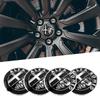 60mm/65mm Car Wheel Rim Tire Hubcap Sticker Decals for Alfa Romeo Giulia Giulietta 159 156 MITO Stelvio 147 Sportiva AccessoriesZQ5 