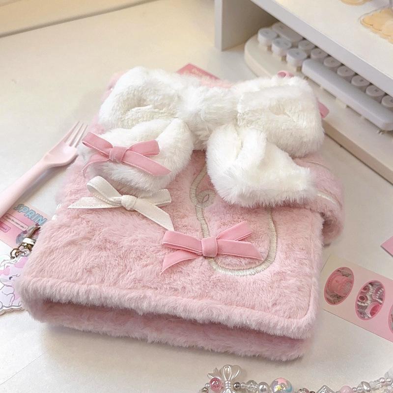 Розовый бант А5 4-карманный альбом для карточек: Девичий 3-дюймовый фотоальбом для хранения полароидных фотографий