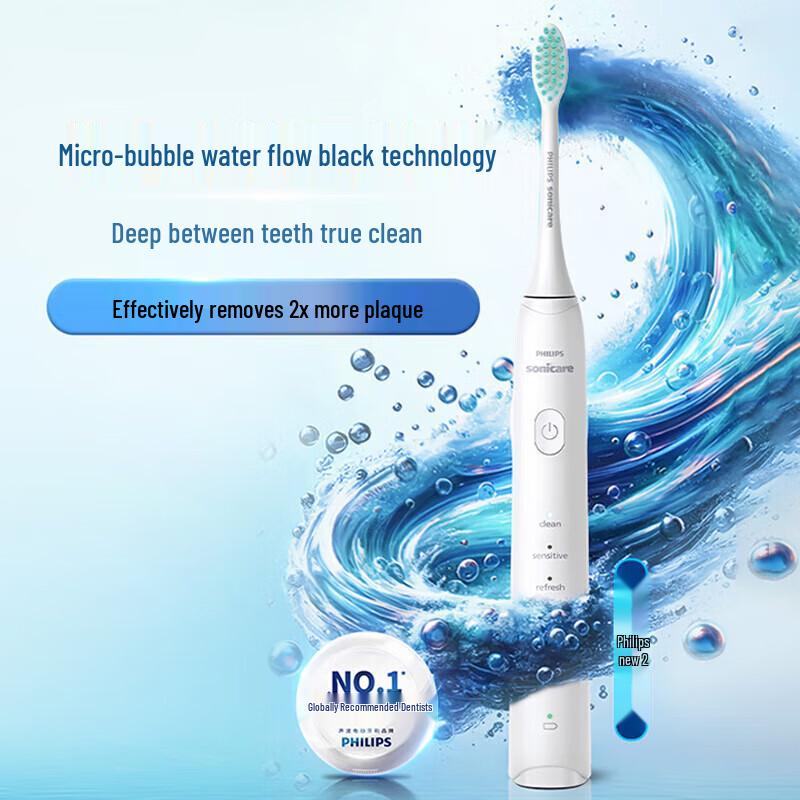 Philips Портативная звуковая электрическая зубная щетка HX2418/01 Вилка CN (адаптер в комплекте)