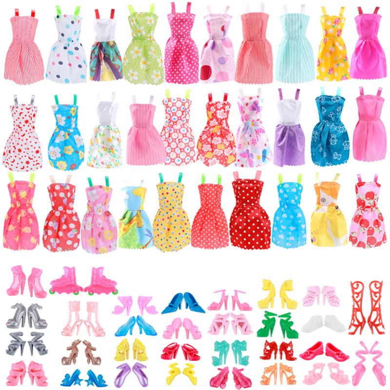 Doll Clothes Shoes Dress Up Accessories For 30cm 11 Inch Doll Play House Toy For Girl Birthday Gift