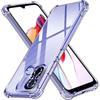 Прозрачный чехол для телефона iPhone Samsung Huawei Honor Xiaomi Redmi OPPO Realme Vivo Мягкая силиконовая задняя крышка с защитой от падения