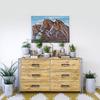 3D metal picture LOFT NATURE HORSES 100x70