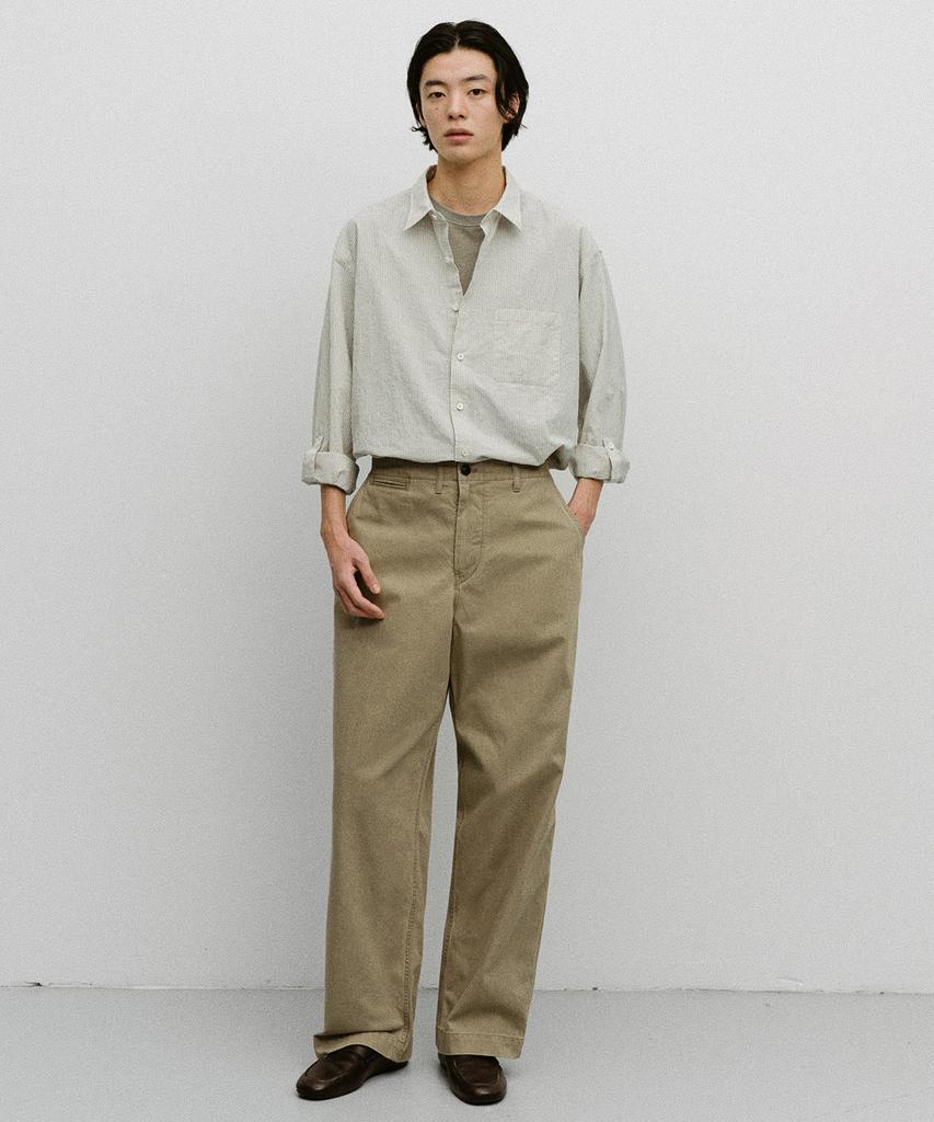 ANOTHER OFFICE French Drill Chino Pants (Urban Khaki)