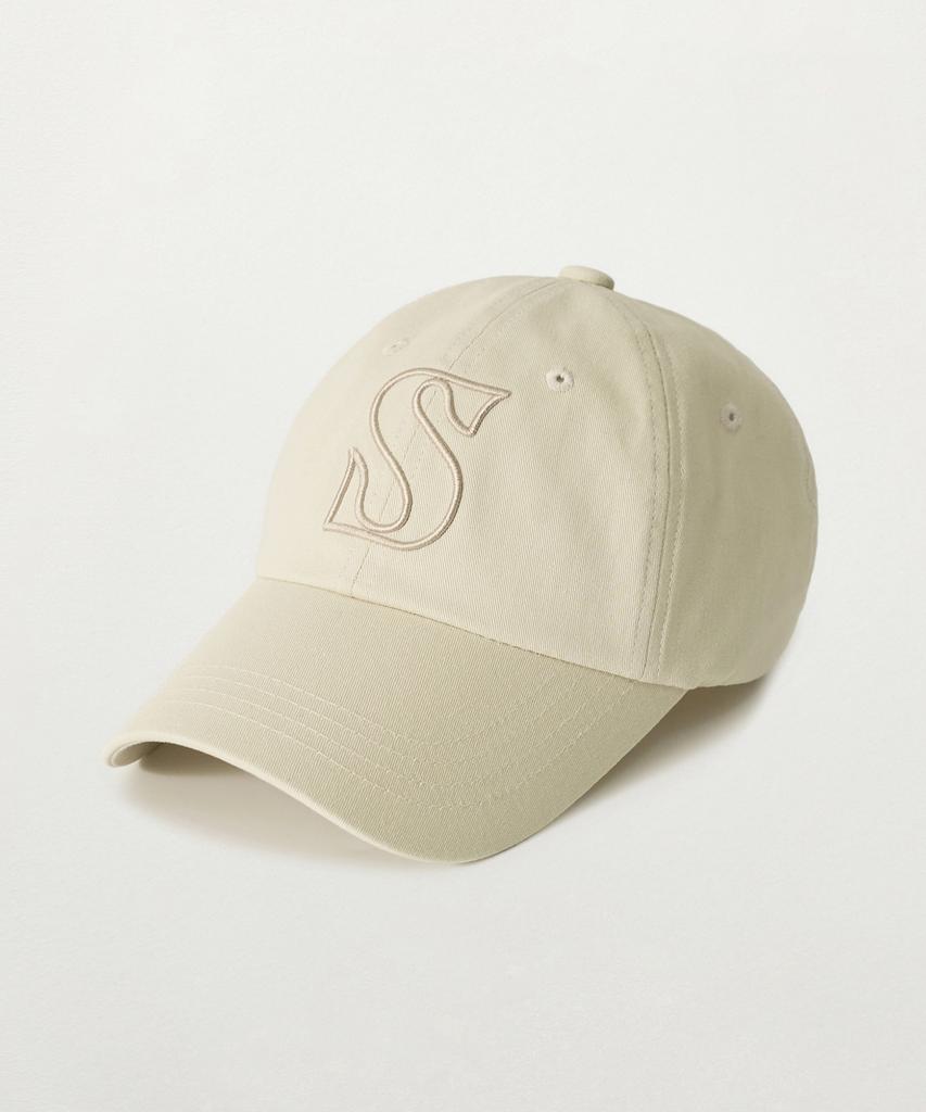 Кепка-бейсболка S Logo Vintage Casual Светло-бежевая