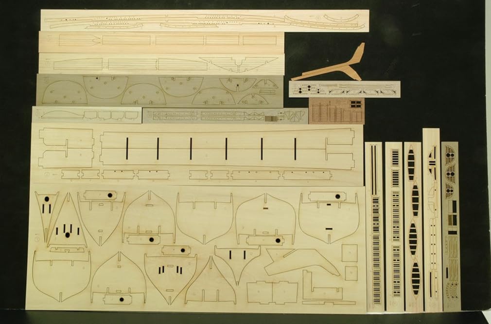 Woody Joe 1/100 Катти Сарк (без парусов) Набор для сборки деревянной модели (Корабль)