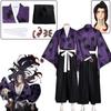 Anime Demon Slayer Kokushibo Costume Kokushibo Cosplay Kimono Tattoo Wig Halloween Party Carnival Role Play Outfits Wigs