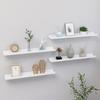 VidaXL Wall Shelves 4 Pcs White 60x9x3 Cm