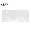 Static Glass Sticker Frosted Flower Floral Plants Decorative Window Cling Privacy Film Waterproof UV Sun Blocking Cover for Home Office Kitchen