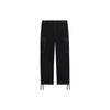 Li Ning X Steven Harrington Collaboration Steven Harrington Series Large Pocket Button Straight Leg Casual Pants Men Pants Black AKXSB73-1