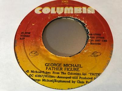 7-дюймовая пластинка GEORGE MICHAEL - Father Figure 3807682 Columbia 1987 Ямайка Поп Б/у