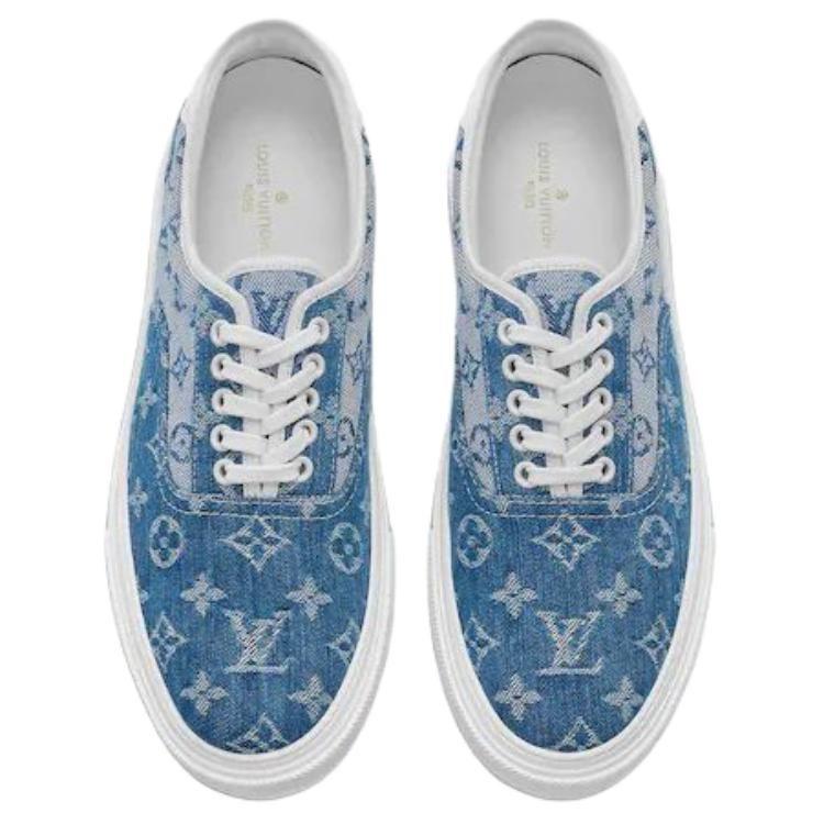 Louis Vuitton Кроссовки Trocadero 'Denim Monogram' 1A5YUR