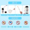 Smgda Water Quality Test Kit with pH Test Papers for Hot and Measures Total Free Total Chlorine Cyanuric and Total Alkalinity Test 7-in-1 Pools, Spas,