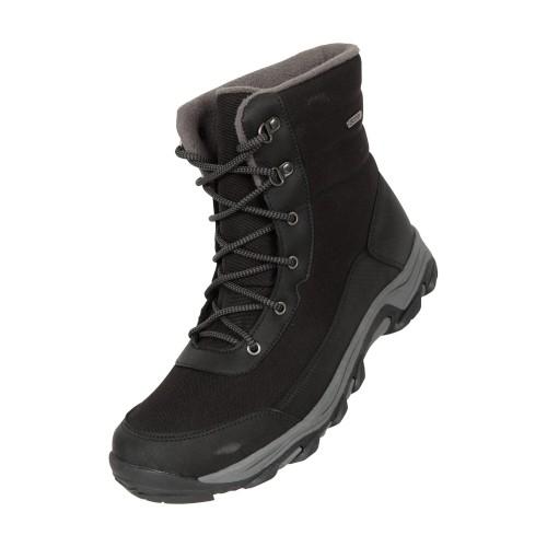 Mountain Warehouse Mens Ohio Fleece Lined Snow Boots