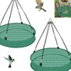 Hummingbird Feeders for Outdoors Squirrel Proof Finch Feeder Heavy Duty Spill Proof Catcher Tray Outdoor Decor for Backyard