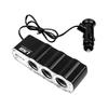 Автомобильное зарядное устройство Многофункциональное портативное безопасное мини-стабильное выходное зарядное устройство для телефона 12/24 В универсальное 3 розетки