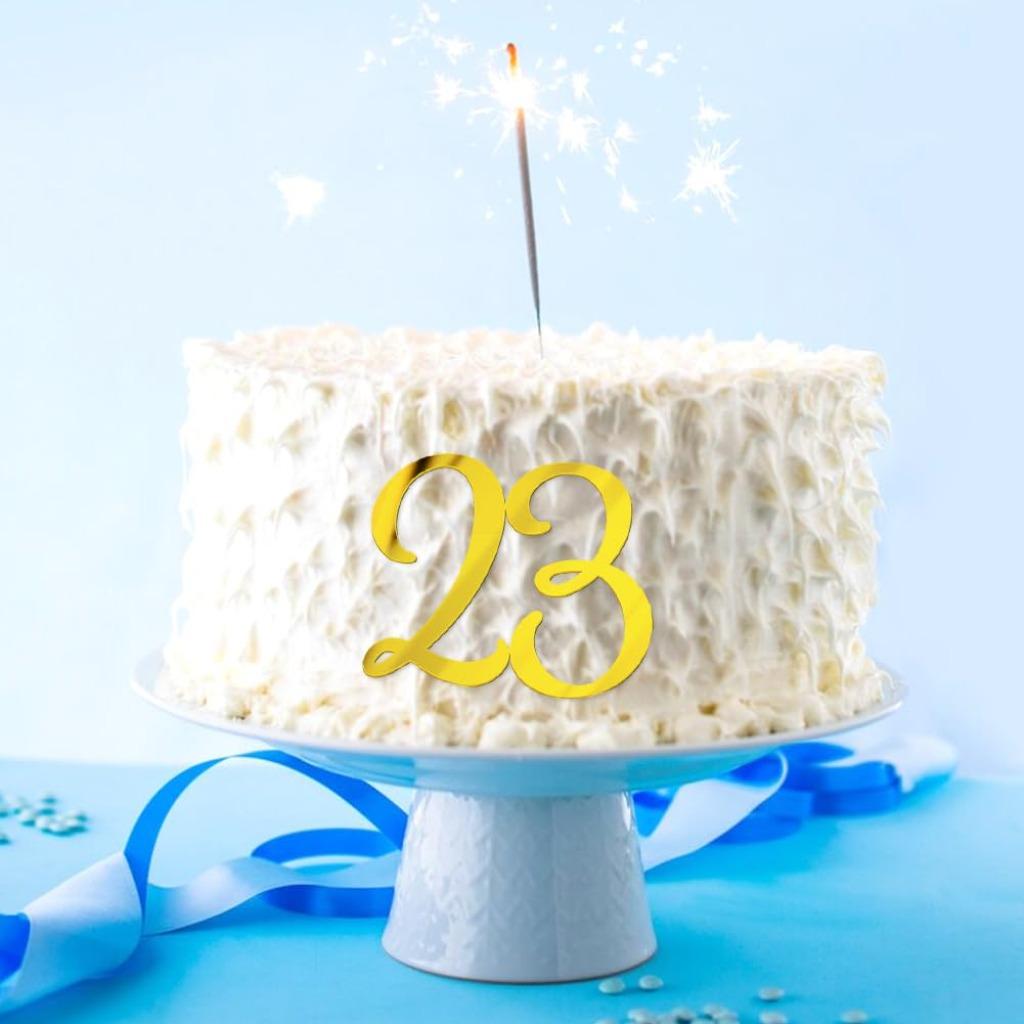 Акриловые зеркальные цифры, топпер для торта, золотые цифры 0-9 своими руками на день рождения, детский день рождения, украшение на юбилей