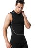 Men's Compression Vest, High Elasticity Round Neck Sweat Absorbing Quick Drying Sleeveless T-shirt, Suitable for Men's Fitness Training