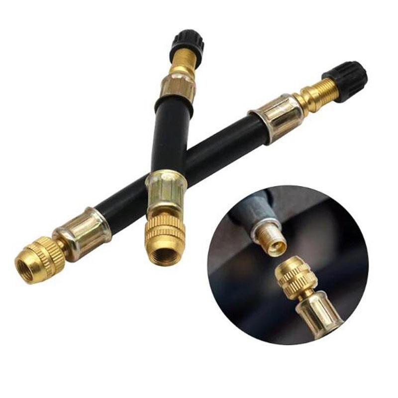 Truck Valve Extension Flexible Bus Tire Valve Extension Rubber Tyre Valve Stem Extender Tire Nipple Adaptor