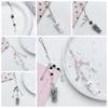 Flocking 3D Kitten Mobile Phone Chain Anti Lost Cat Cell Phone Charm  Backpack Ornament