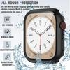Glass+cover For Apple Watch 9 Case 45mm 41mm 44mm 40mm 42mm 38mm Accessories Plated Screen Protector iWatch series 6 5 3 se 7 8