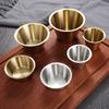 304 Stainless Steel Small Seasoning Dish Kitchen Sauce Cup Ketchup Dipping Bowl Appetizer Plates Sushi Vinegar Soy Saucer
